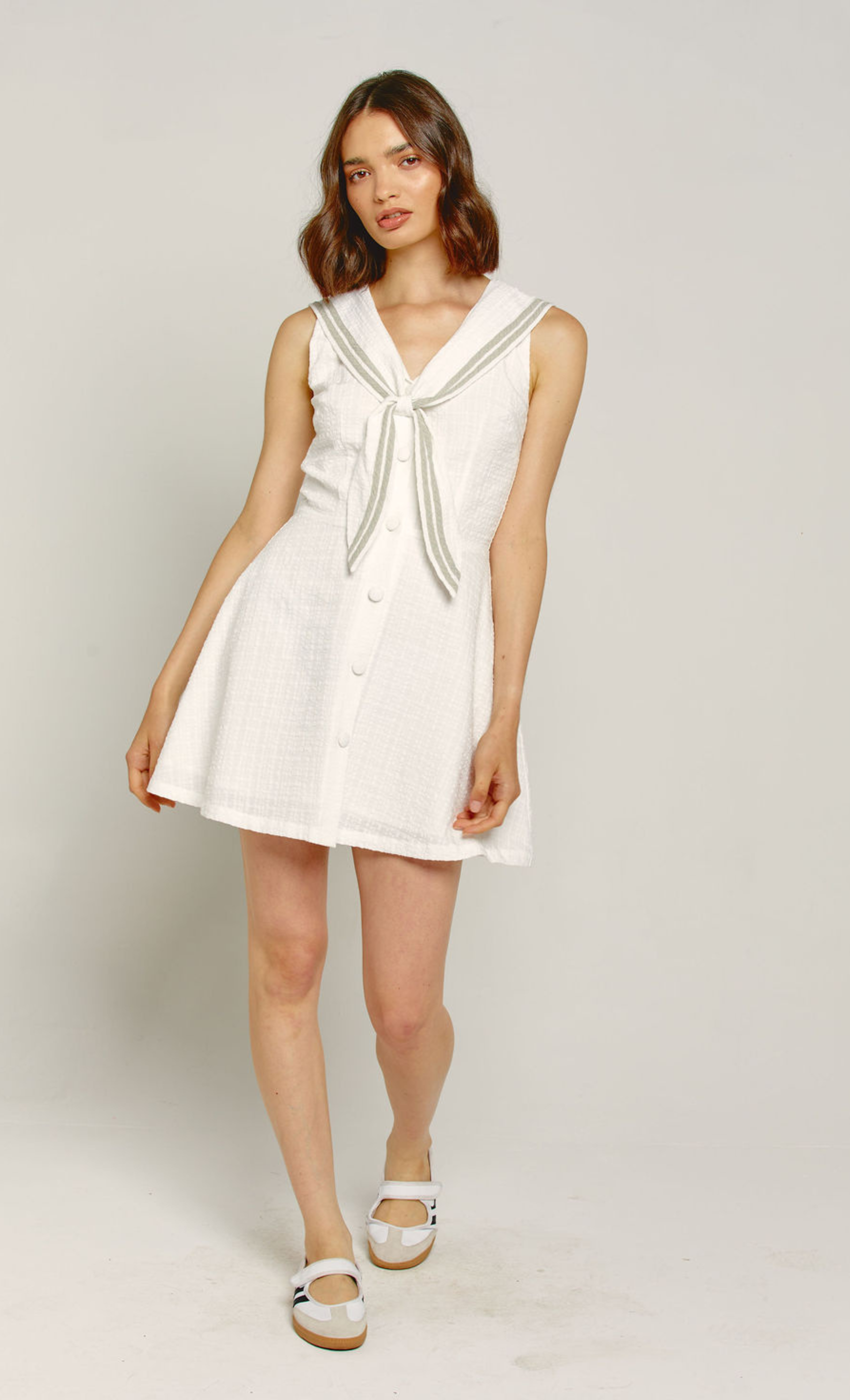 mini sailor dress Ivory Sailor Mini Dress – Another Girl