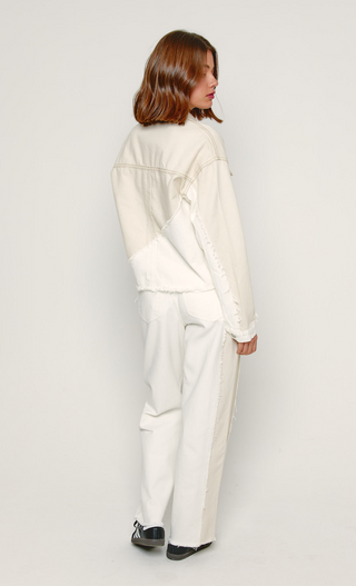 Two Tone Panel Jeans