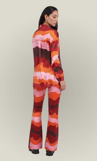 Recycled Wavy Printed Shirt