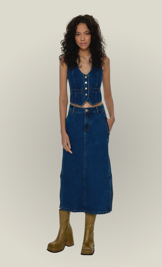 DENIM WAISTCOAT
