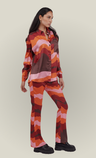 Recycled Wavy Printed Shirt
