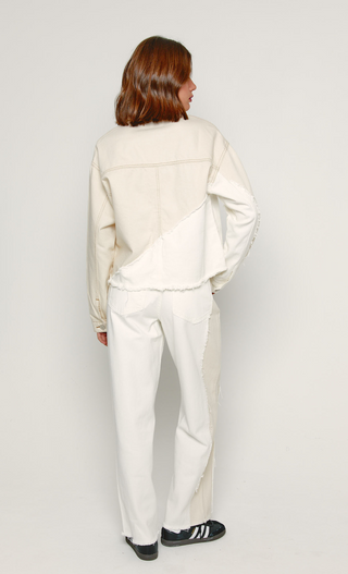 Two Tone Panel Jeans