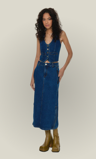 DENIM WAISTCOAT