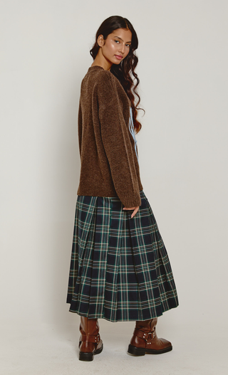 Brown & Blue Cornelli Tulip Jumper