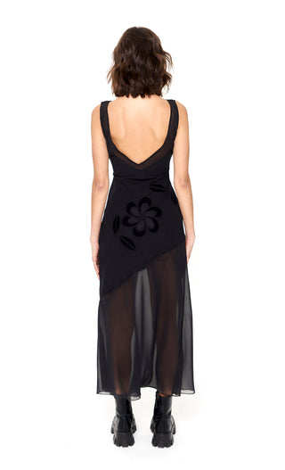 VERENA ROSE APPLIQUE DRESS