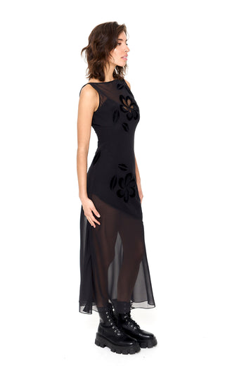 VERENA ROSE APPLIQUE DRESS