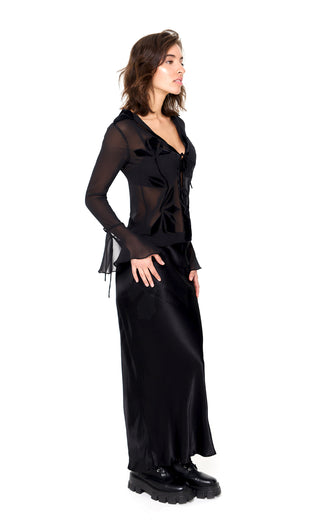VESRA VELVET ROSE SHIRT
