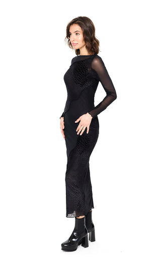 EXPOSE MESH PANEL DRESS