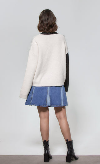 Black & White Face Jumper