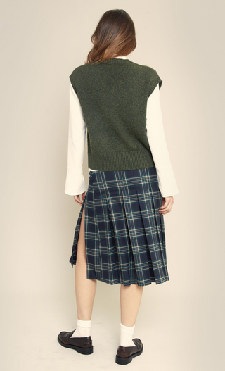 Skinny Dog Olive Jumper Vest