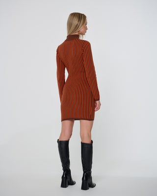 OC Zip Knit Midi Dress