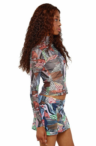 Patchwork Second Skin Top