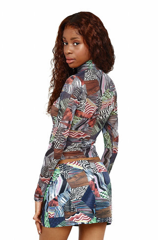 Patchwork Second Skin Top