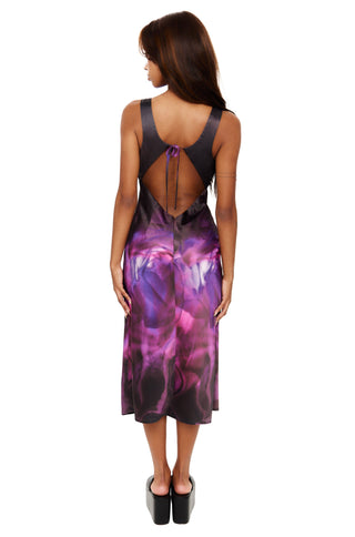 Smokey Rose Halter Slip Dress
