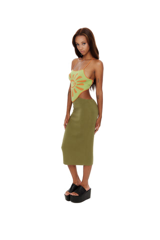 Sun Knit Midi Dress