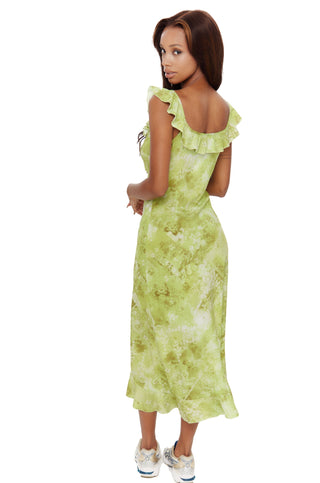 Lace Illusion Midi Dress