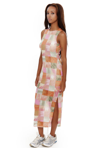 Multi Collum Midi Dress