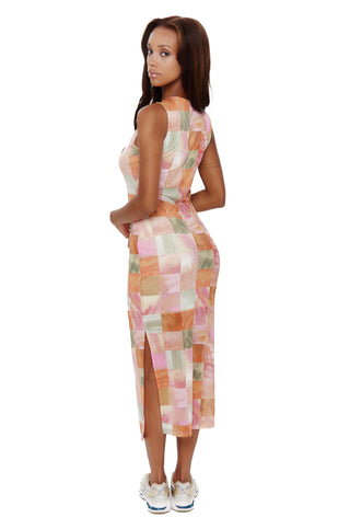 Multi Collum Midi Dress
