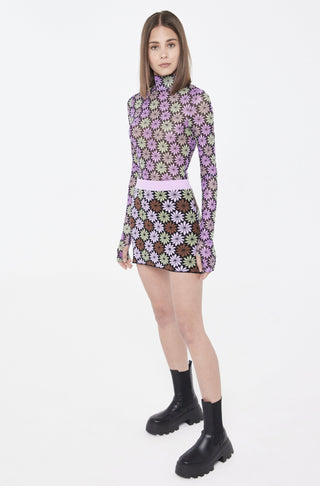 High-Neck Thumbhole Top