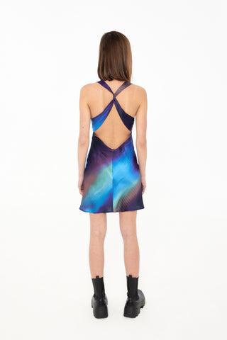 Mini Print Slip Dress