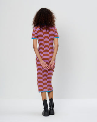 Polo Knit Midi Dress