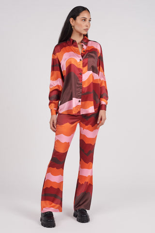 Recycled Wavy Printed Shirt