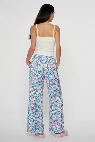 Warp Checkboard Daisy Trousers